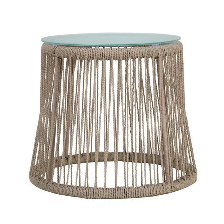 Bay Isle Home Kettering Glass Side Table | Wayfair Professional