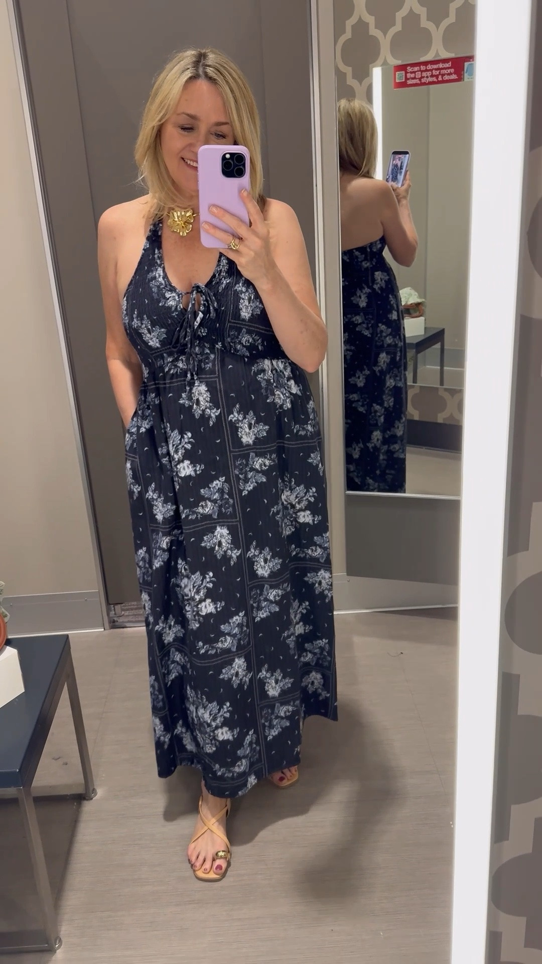 Cute summer maxi dress from Target!  Summer outfit, vacation outfit