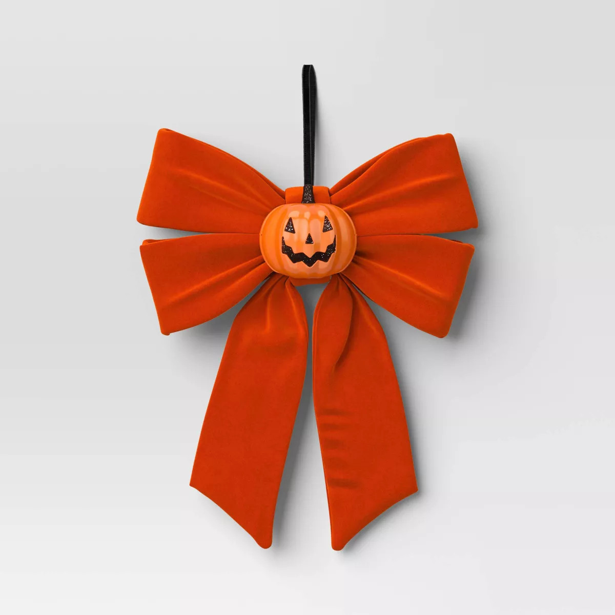 12" Orange Velvet Bow with Embellishments - Jack O'Lantern - Hyde and EEK! Boutique™ | Target