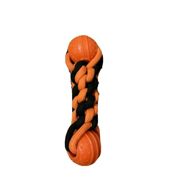 Chase 'n Chomp Orange/Black Halloween Chew/Tug/Fetch Dog Toy | Walmart (US)