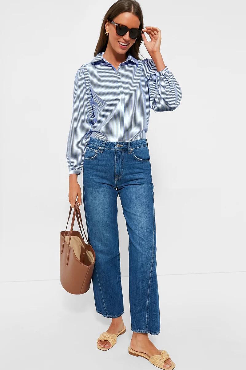 Blue Stripe Palmer Button Down | Tuckernuck (US)