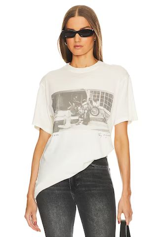 ANINE BING Lili Tee in Vintage White from Revolve.com | Revolve Clothing (Global)