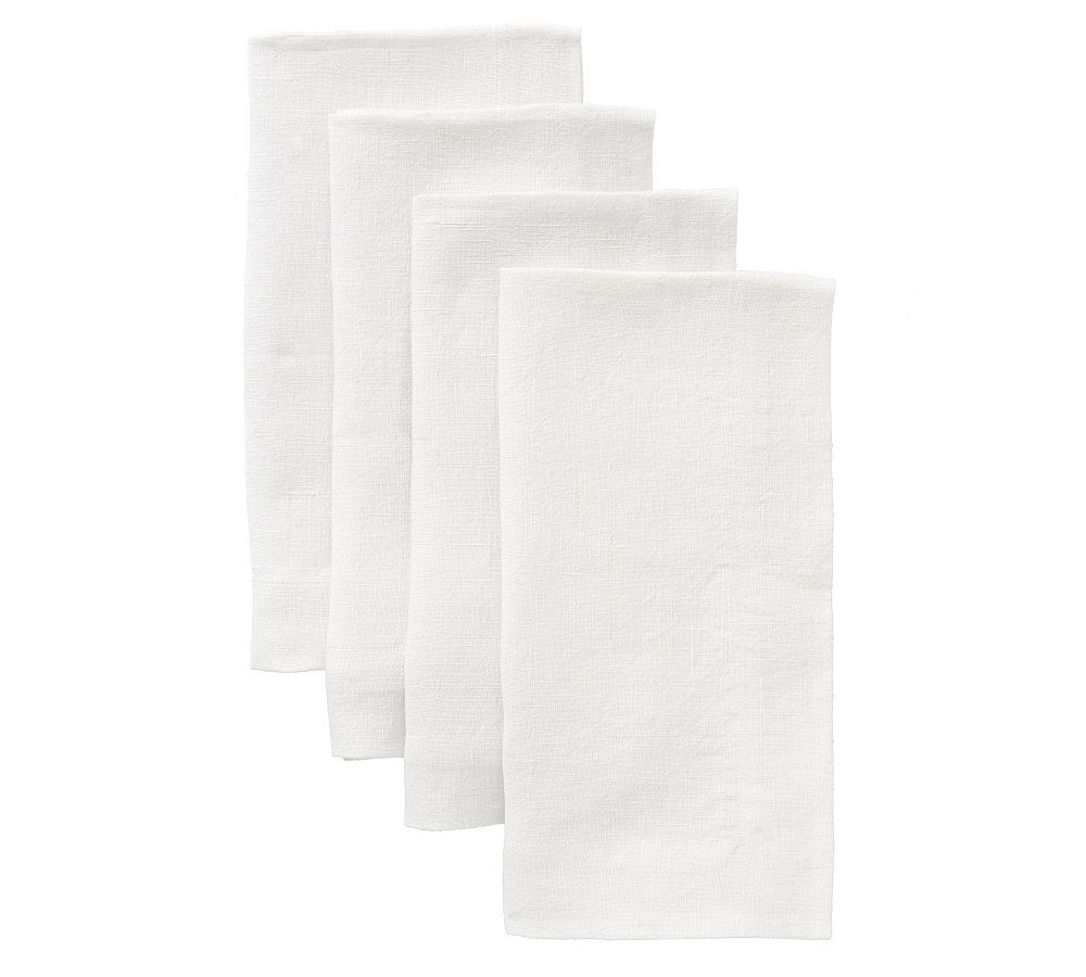 Mason Oversized Linen Napkins | Pottery Barn (US)
