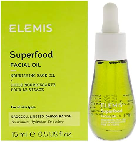 ELEMIS Superfood Facial Oil Concentrated Lightweight, Nourishing Daily Face Oil Hydrates and Smoo... | Amazon (US)