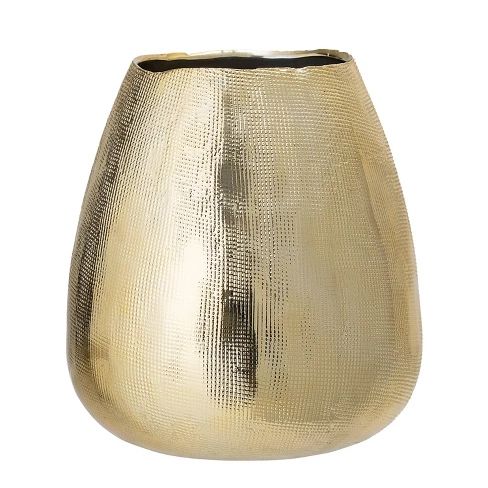 8.2" x 7.2" Decorative Stoneware Vase Gold - 3R Studios | Target