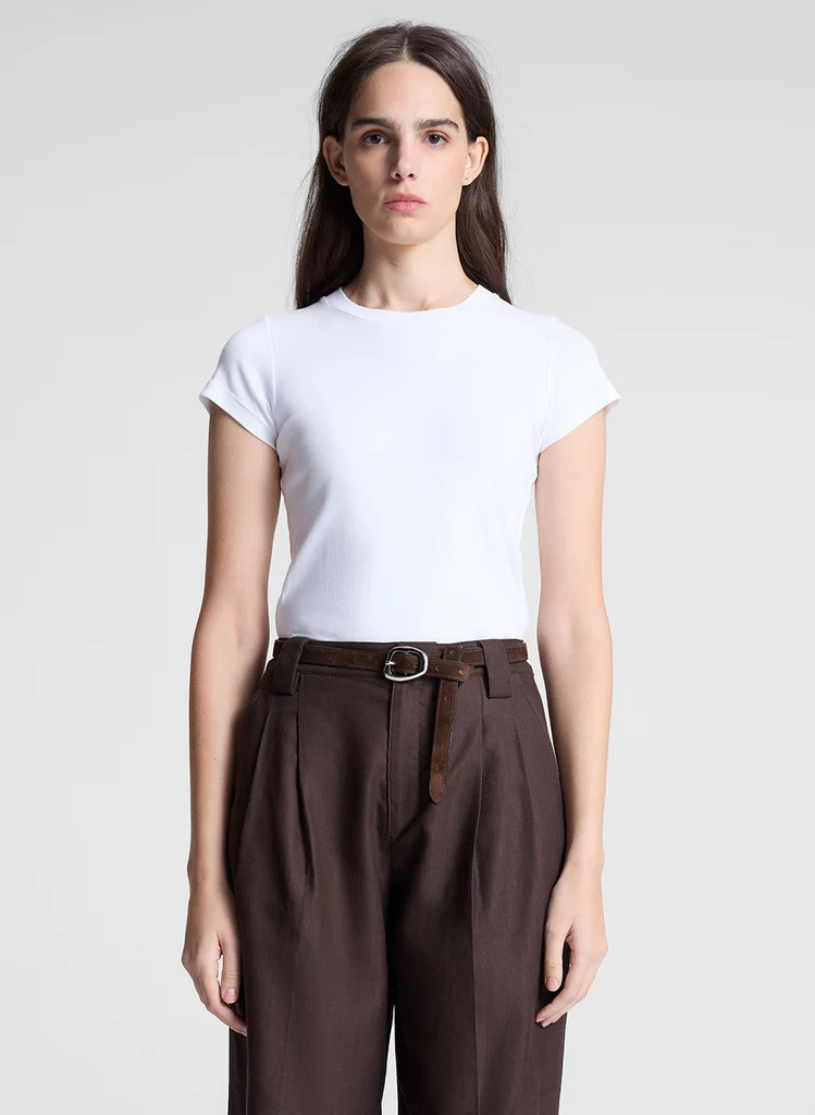 Avery Cotton Rib Baby Tee | A.L.C