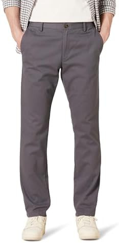 Amazon Essentials Mens Slim-Fit Wrinkle-Resistant Flat-Front Chino Pant | Amazon (US)