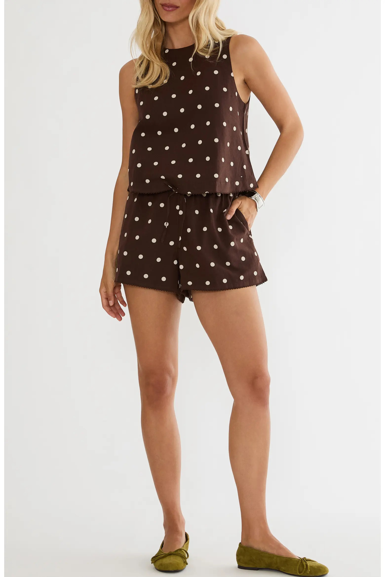 Dollie Sleeveless Cotton & Linen Cover-Up Top (Women) | Nordstrom | Nordstrom