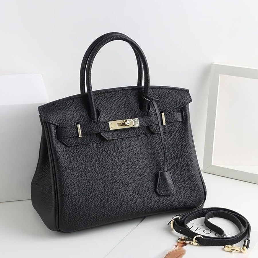 Wirkin welmes 30CM Women's Leather Handbags Platinum Lychee Tote Bags Wirkin new trending bags ir... | Amazon (US)