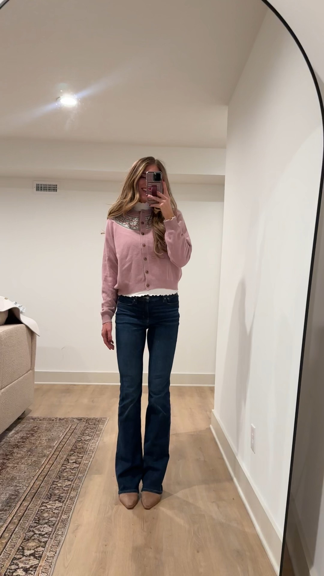 Holiday party outfit for brunch
Size smalls in top
Wearing my true size 27 long in jeans. SUPER STRETCHY! Fit the bump and so comfy



Holiday look, fair isle, boot cut jeans, j crew, tall girl friendly, Long inseam, Christmas sweater

#LTKTall #LTKHoliday #LTKootd