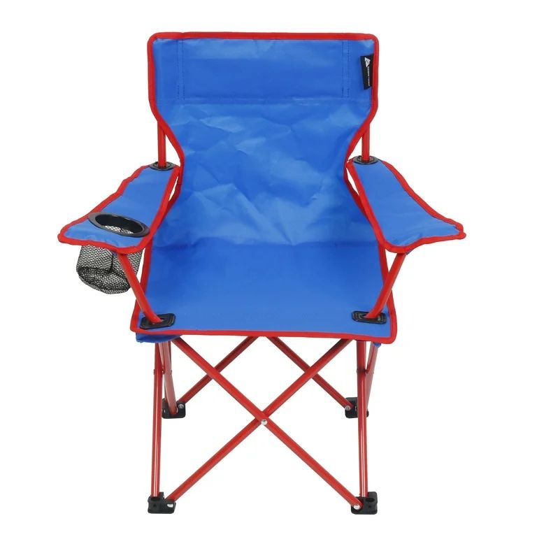 Ozark Trail Childs Camp Chair, Blue, Weight Limits 125-lbs, Ages 5-12 | Walmart (US)