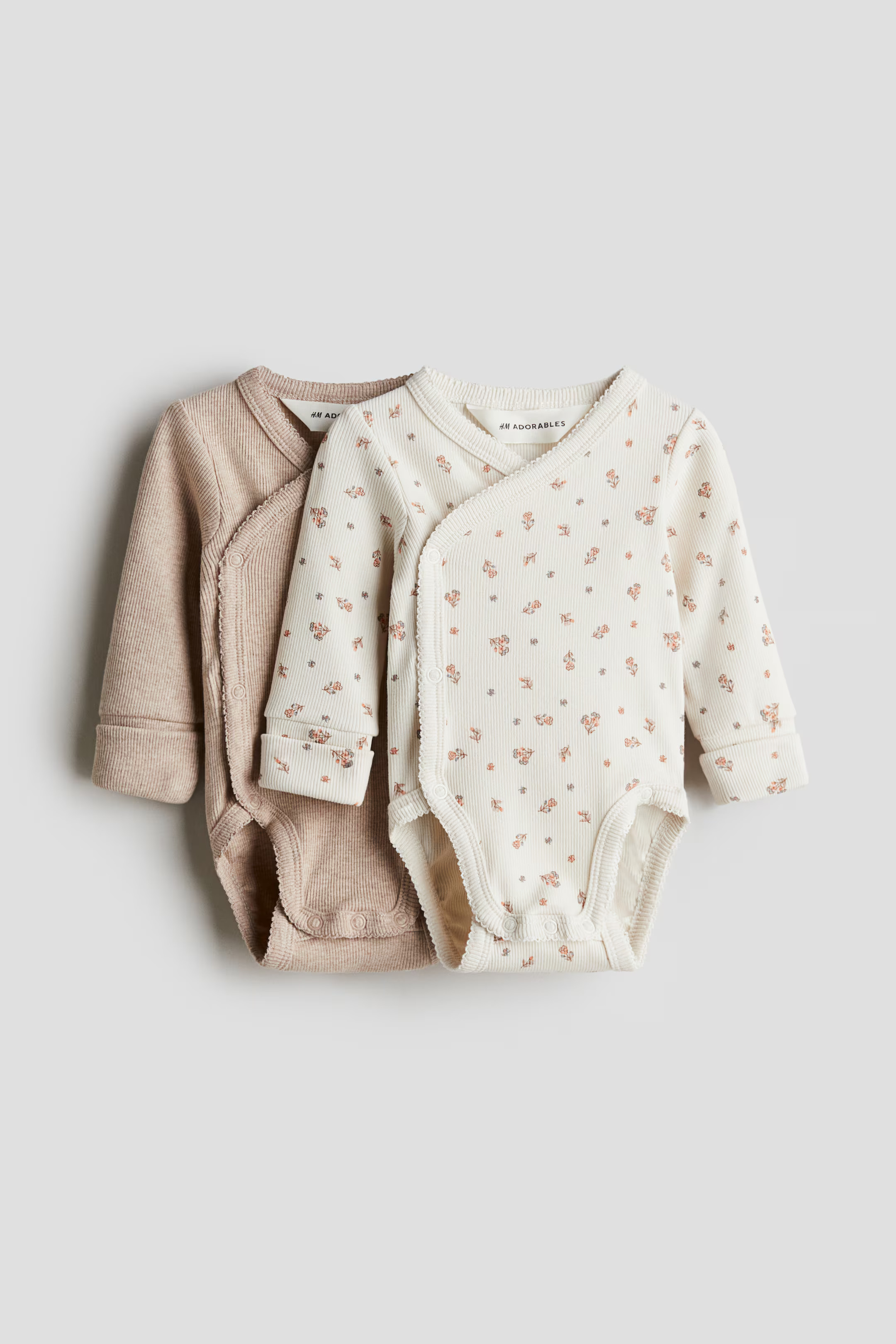 2-pack Room-to-Grow Bodysuits | H&M (US + CA)