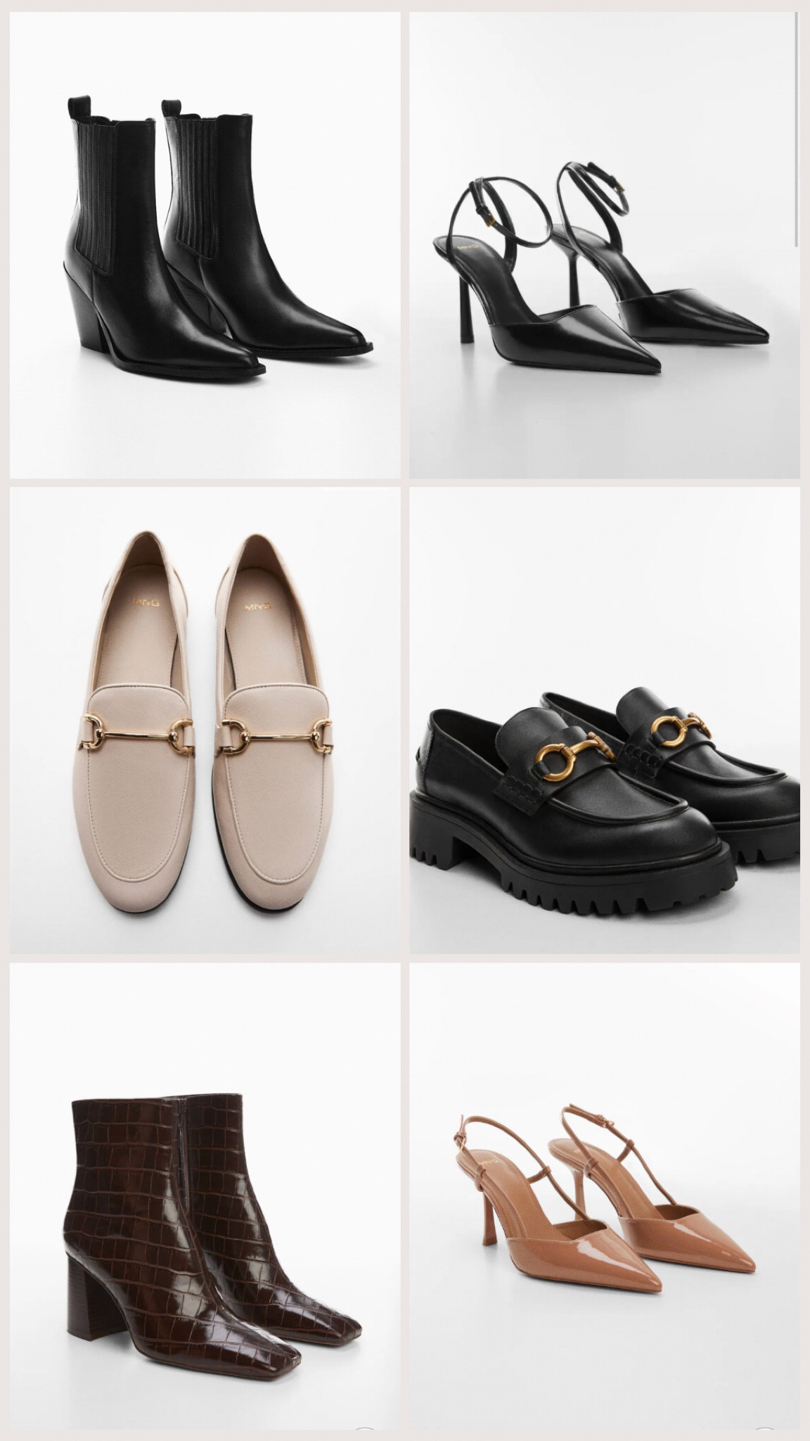 capsule wardrobe shoe tip: have to have a black boot, a black pointed toe heel, a combat boot or clog, and then find some neutral flats / heels to mix up outfits! 

#LTKworkwear #LTKGiftGuide #LTKstyletip