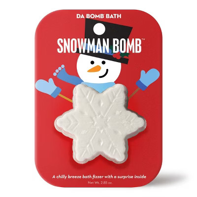Da Bomb Bath Fizzer Snowflake Snowman Bath Bomb - 2.85oz | Target