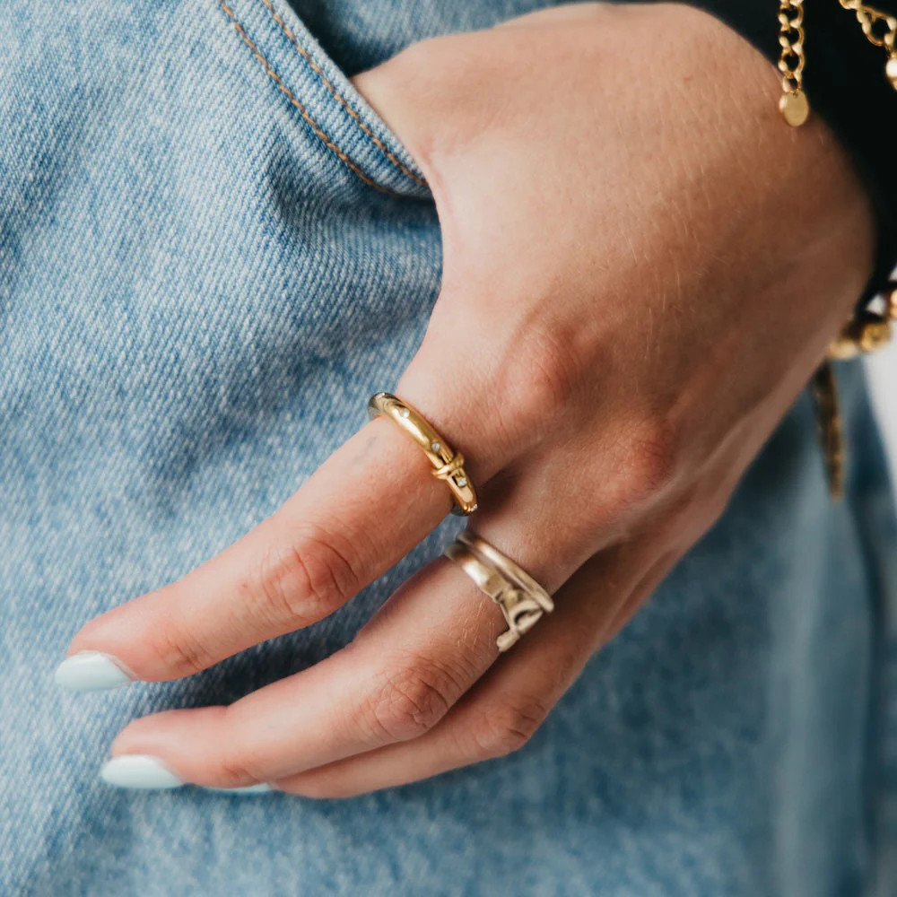 Diamond Studded Ring - WATERPROOF | Pretty Simple