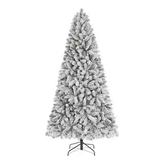 Home Accents Holiday 7.5 ft. Alta Flocked Christmas Tree 22GU75002 - The Home Depot | The Home Depot