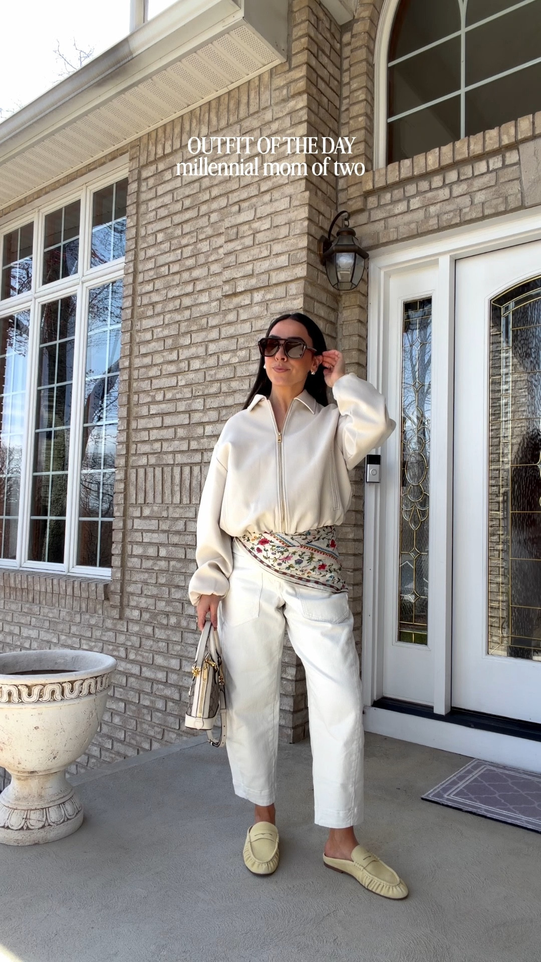 Love the scarf around the hip trend! Bomber jacket is old from Zara but I linked similar looks- also linked similar jeans to mine at lower price points! 

#LTKPetite #LTKmomlife #LTKootd