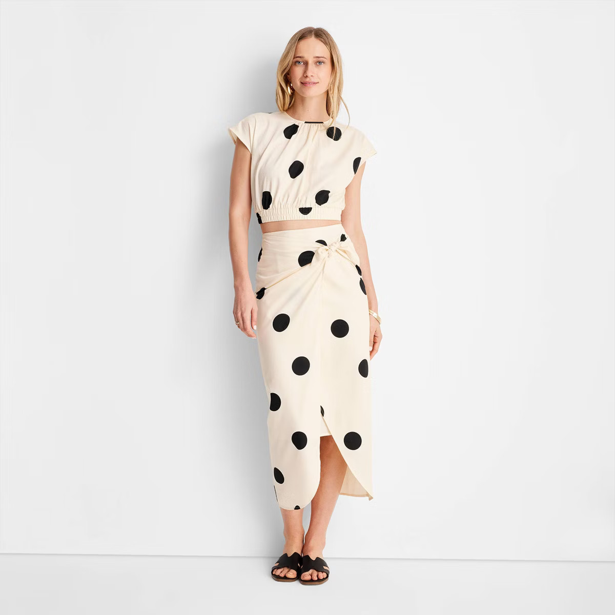 Women's Side-Tie Sarong Midi Skirt - Future Collective™ with Jenny K. Lopez | Target