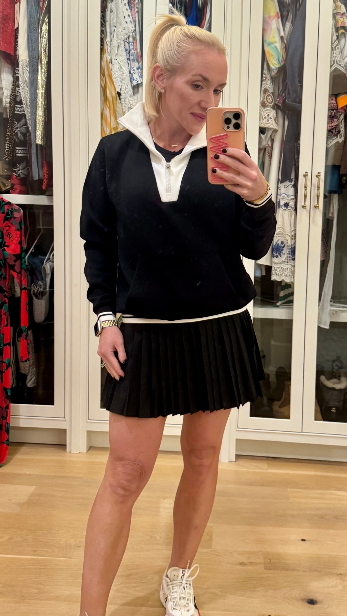 Amazon tennis set. Sweatshirt & tennis skirt look. Size small. On sale. Sale alert. Athleisure. Tennis outfit. Amazon find. 

#LTKSaleAlert #LTKActive #LTKCyberWeek