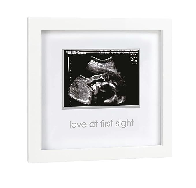 Pearhead Love at First Sight Sonogram Picture Frame, Pregnancy Keepsake Photo Frame, Gender-Neutr... | Amazon (US)