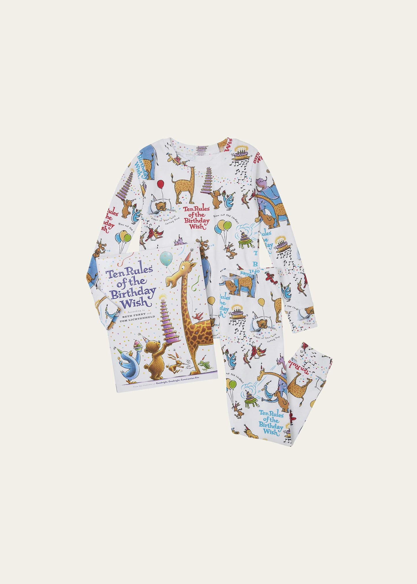 Books To Bed Kid's 10 Rules Of The Birthday Wish Pajama Book Set, Size 2-6 | Bergdorf Goodman