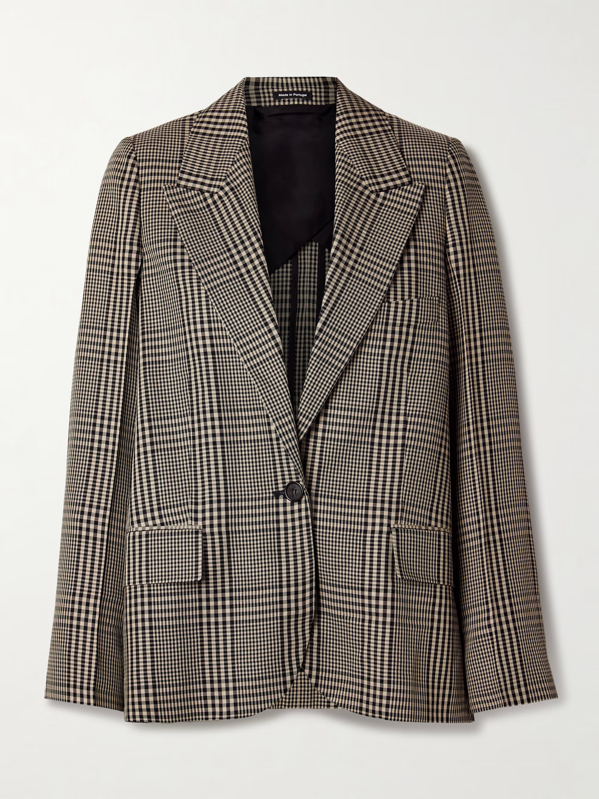 Checked twill blazer | NET-A-PORTER (UK & EU)