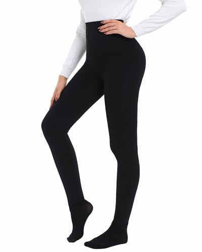 AHLW Winter Warm Fleece Lined Leggings for Women - High Waisted Thick Thermal Leggings Elastic Soft Comfortable Velvet Tights | Amazon (US)