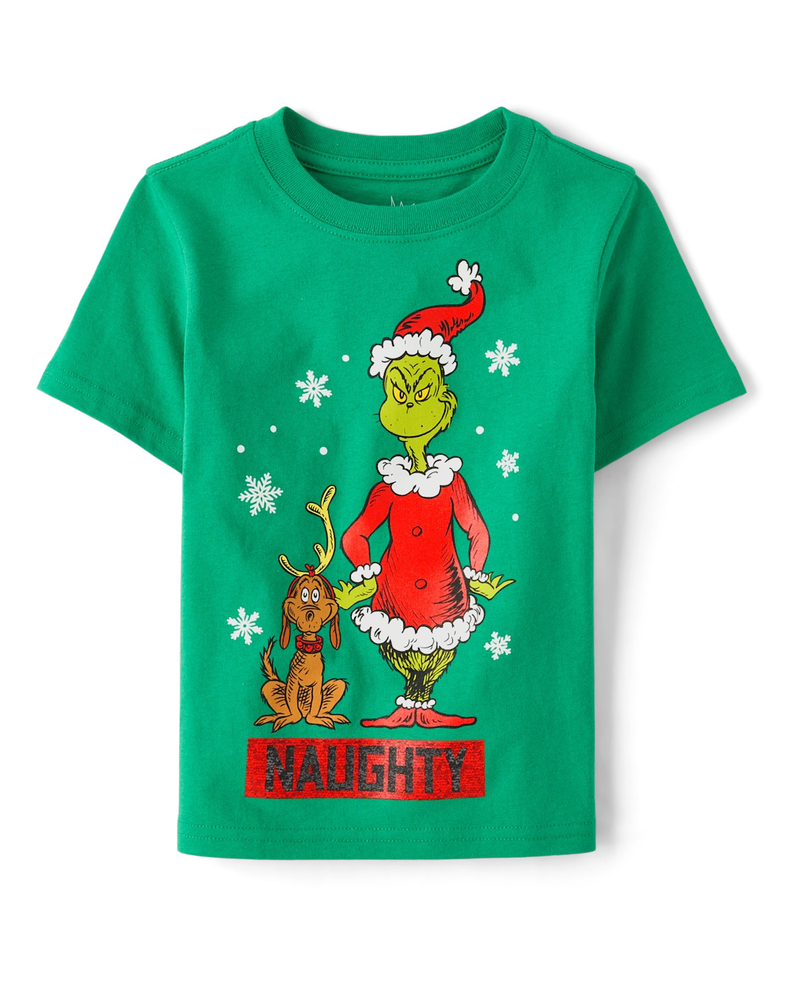 Baby And Toddler Boys Dr. Seuss The Grinch™ Naughty Christmas Graphic Tee - green | The Children's Place