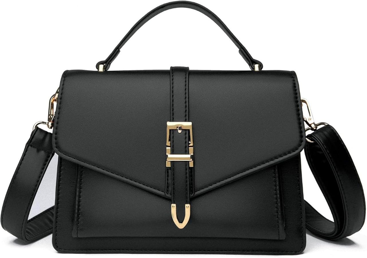 Travistar Crossbody Bags for Women - Small Cross Body Purse Leather Top-handle Handbags Trendy Sh... | Amazon (US)