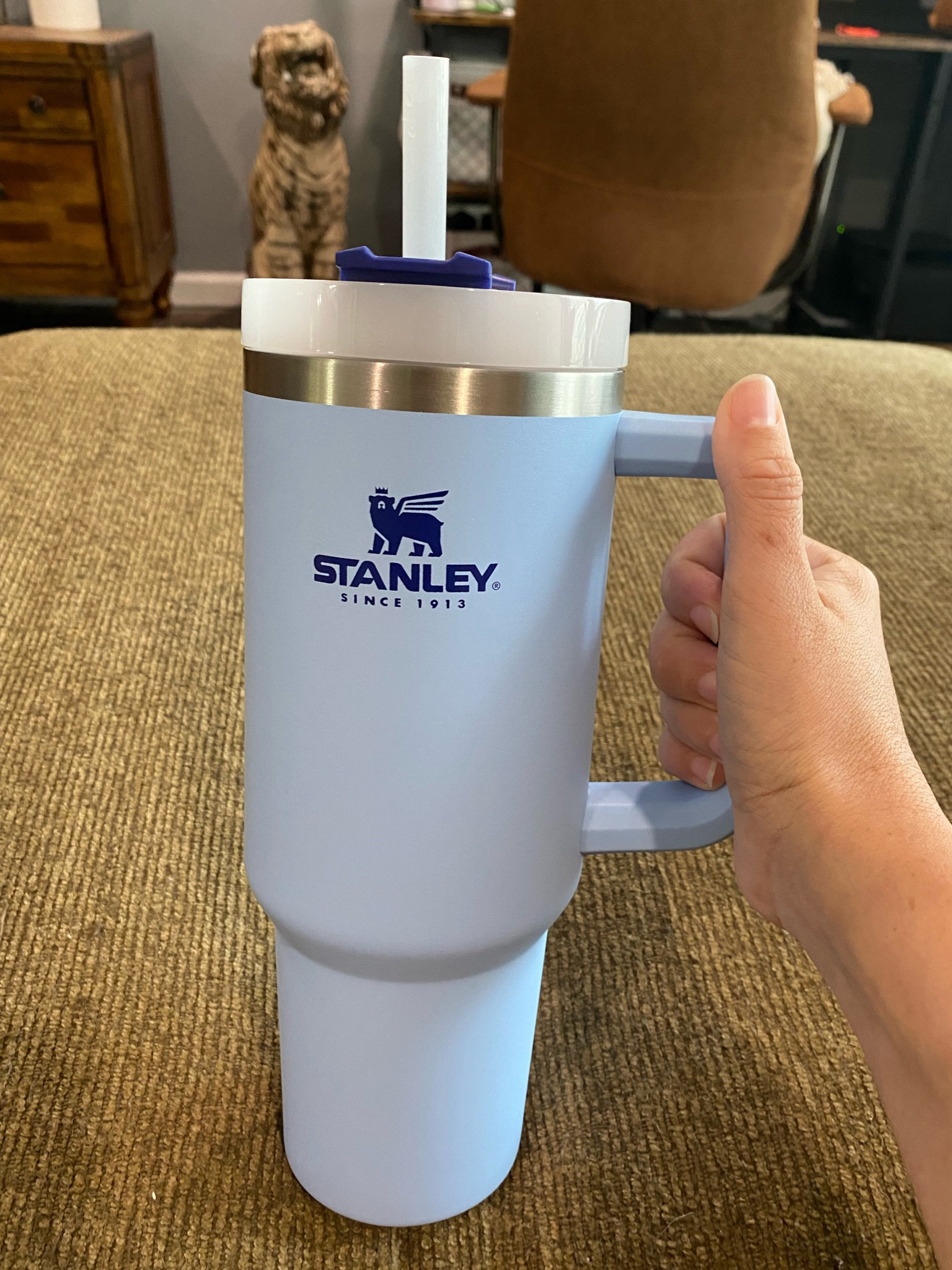 Light blue Stanley 40 Oz thirst quencher in stock! 

Travel mug, travel cup, travel cup with handle, influencer cup, water mug

#LTKbump #LTKtravel #LTKhome