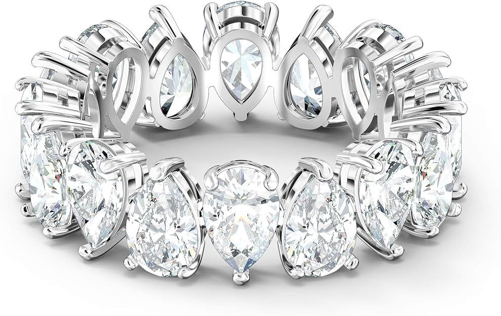 SWAROVSKI Women's Vittore Clear Crystal Ring Collection | Amazon (US)