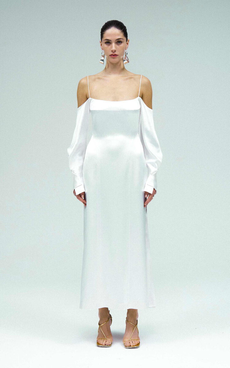 Valencia Silk-Blend Maxi Dress | Moda Operandi (Global)