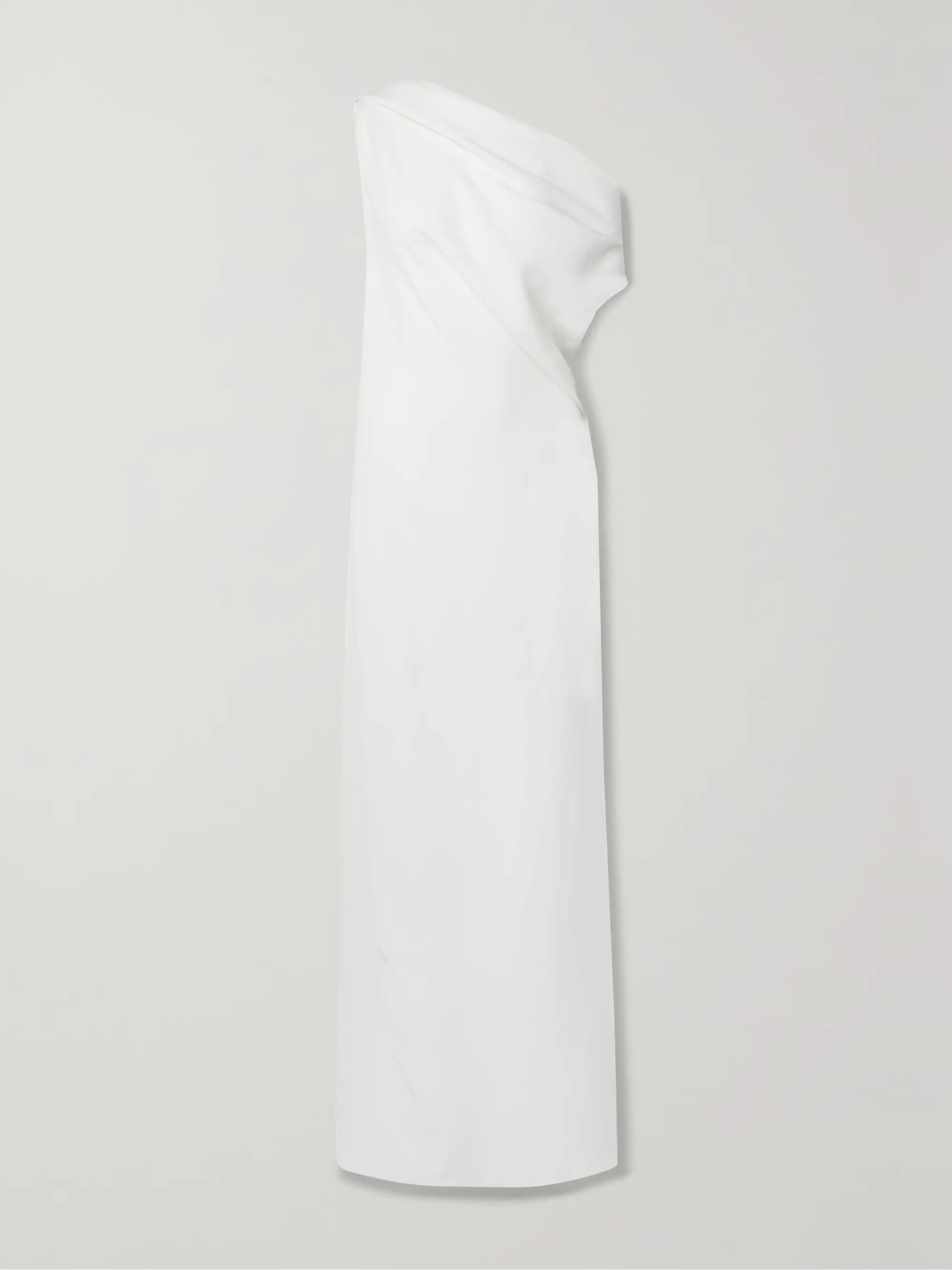 Bamaris one-shoulder draped silk-crepe maxi dress | NET-A-PORTER (US)