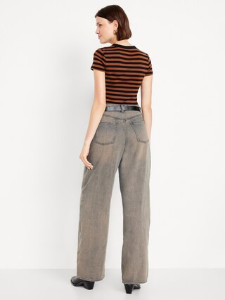 High-Waisted Baggy Wide-Leg Jeans | Old Navy (US)