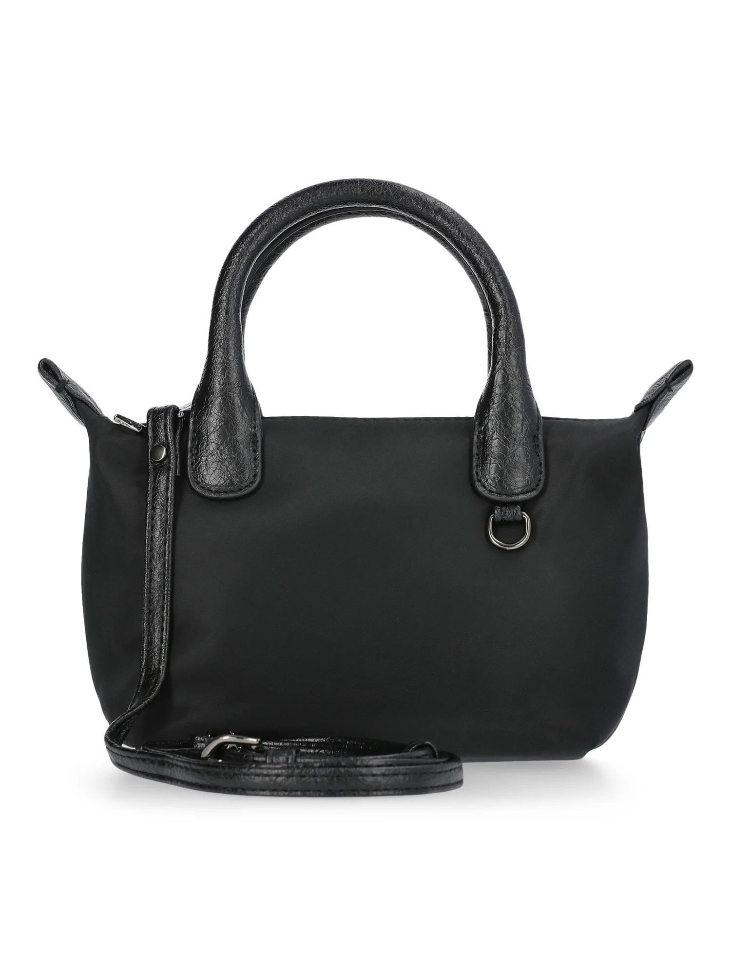 No Boundaries Women's Mini Tote Crossbody Bag, Black | Walmart (US)