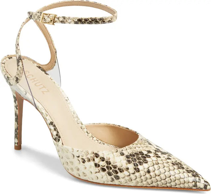 Skye Ankle Strap Pointed Toe Pump (Women) | Nordstrom