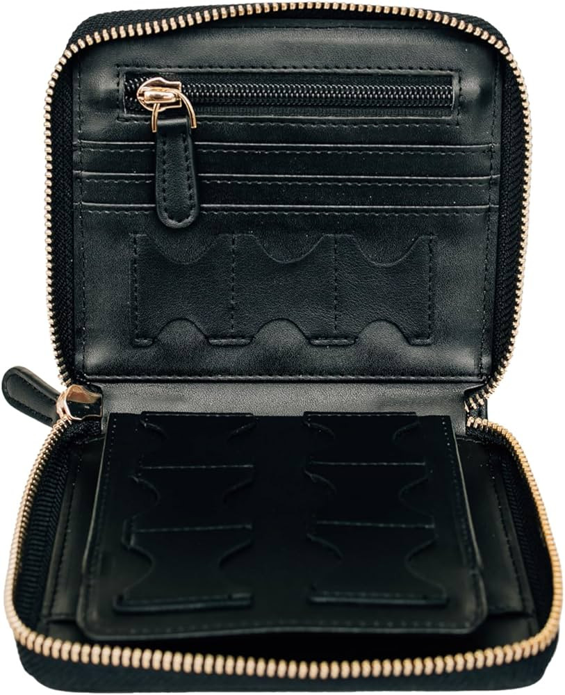 Compact Memory Card Holder & Battery Organizer Slim Travel Case with Secure Pockets for SD, Micro... | Amazon (US)