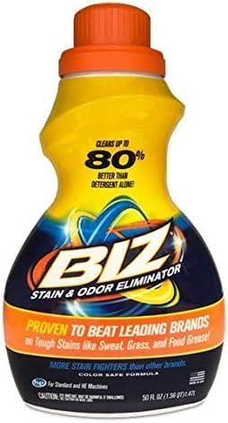 Biz Detergent Stain and Odor Eliminator, 50 Oz | Amazon (US)