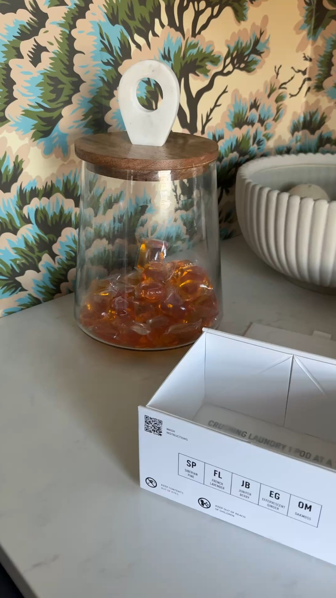 Obsessed with these laundry detergent pods from Laundry Sauce! They all smell l incredible and work so well. Use code GIRLONTHEHUDSON for a discount! 

Laundry room, laundry room design, peel and stick wallpaper, home decor 

#LTKHome #LTKmorningroutine #LTKmomlife