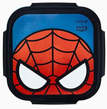 Amazon.com: Yoobi x Marvel Spider-Man Bento Box and Ice Pack - 3 Compartment Bento Spiderman Lunc... | Amazon (US)