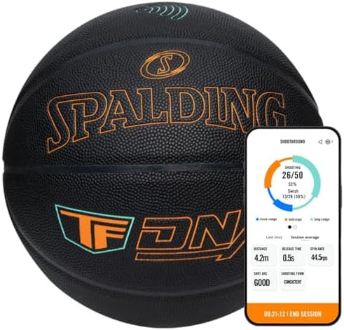 Spalding TF DNA Smart Basketball + 1 Yr App Subscription Bundle I iOS and Android Compatible I Al... | Amazon (US)