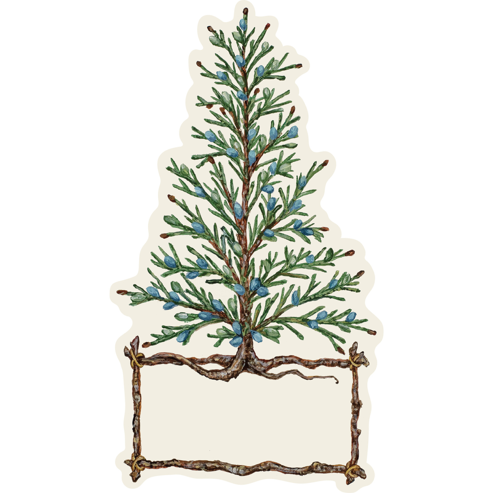 Cedar Tree Table Accent, Set of 12 | Maisonette