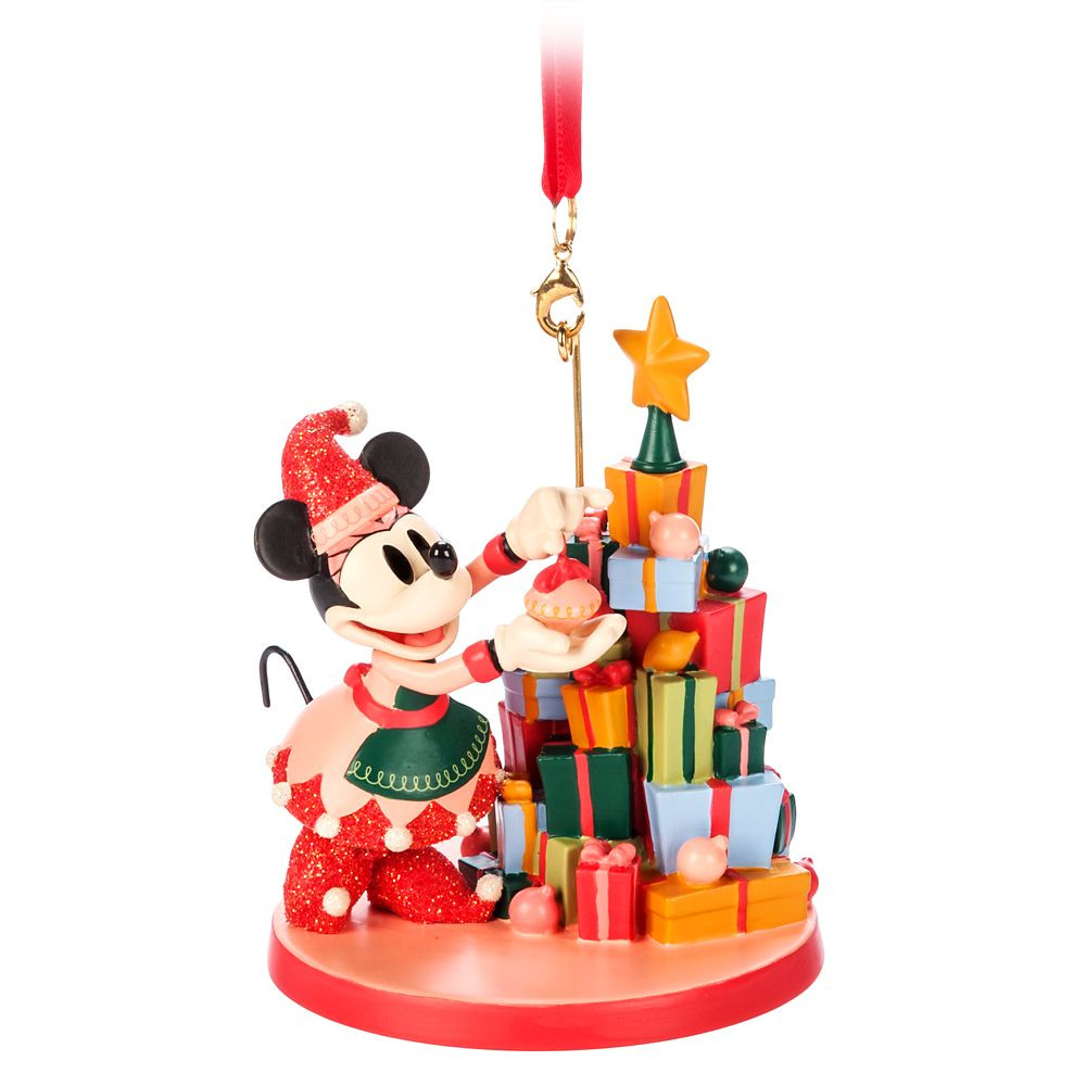Minnie Mouse Holiday Sketchbook Ornament | Disney Store