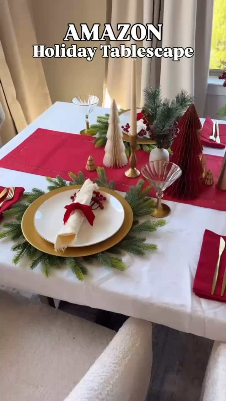 The prettiest dinner table setting! 

#LTKFindsUnder50 #LTKHoliday #LTKHome