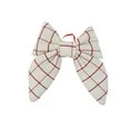 Red and White Plaid Decorative Christmas Bow, 15.5", by Holiday Time - Walmart.com | Walmart (US)