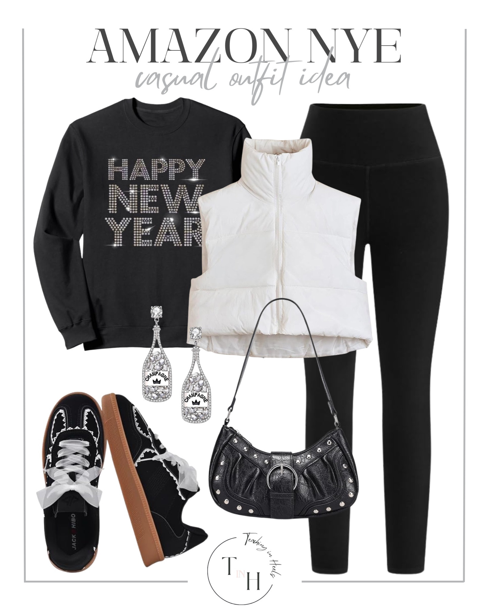 Amazon New Year’s Eve casual look

New Year’s Eve cozy sweater outfit
Black jeans casual party look
Sequin top with denim
Leather leggings casual night look
Oversized blazer weekend outfit
Chunky knit and ankle boots
Neutral monochrome casual look
Statement top relaxed outfit
Comfortable chic NYE outfit
Low key New Year’s Eve style

#LTKSaleAlert #LTKHoliday #LTKootd