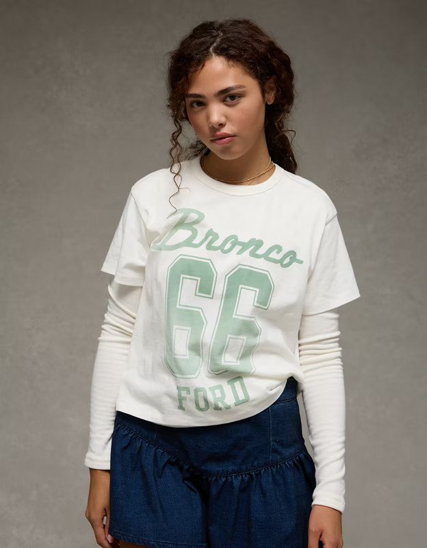 AE Ex-Boyfriend Bronco Graphic T-Shirt | American Eagle Outfitters (US & CA)