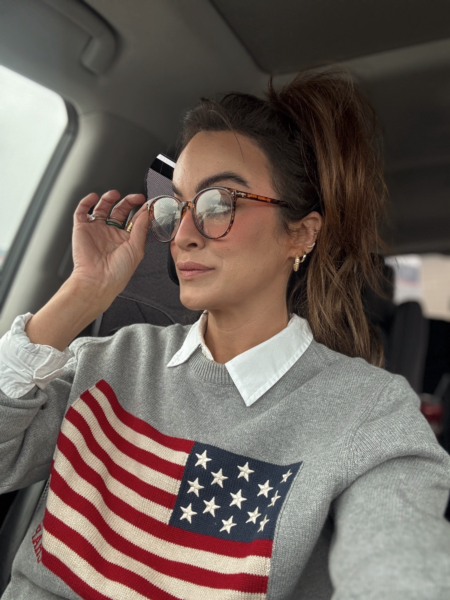 Love this American flag sweater! It’s reminiscent of vintage Ralph Lauren vibes . I found it in the men’s Christmas gift section at Walmart. I got a size medium for an oversized fit. 🇺🇸

#LTKGiftGuide #LTKHoliday #LTKSeasonal