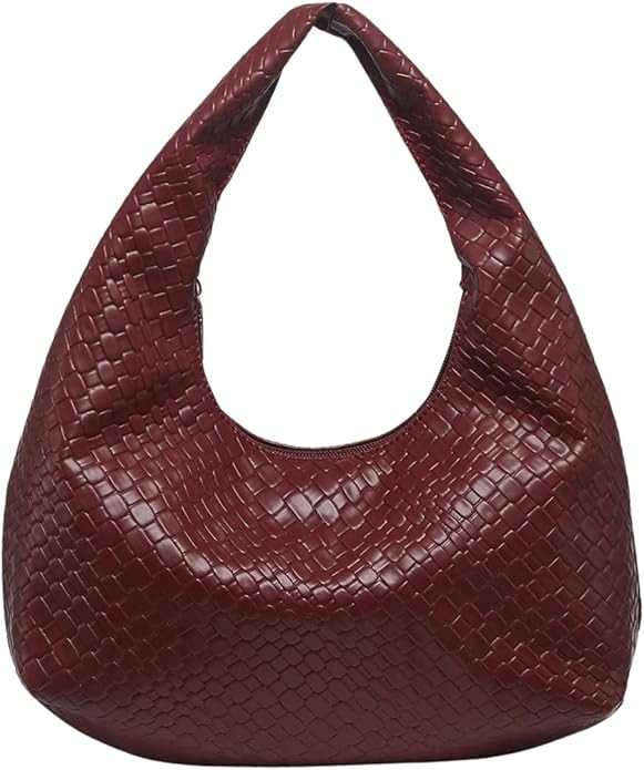 Floerns Women's Vintage Leather Tote Shoulder Handbag Top Handle Hobo Bag | Amazon (US)