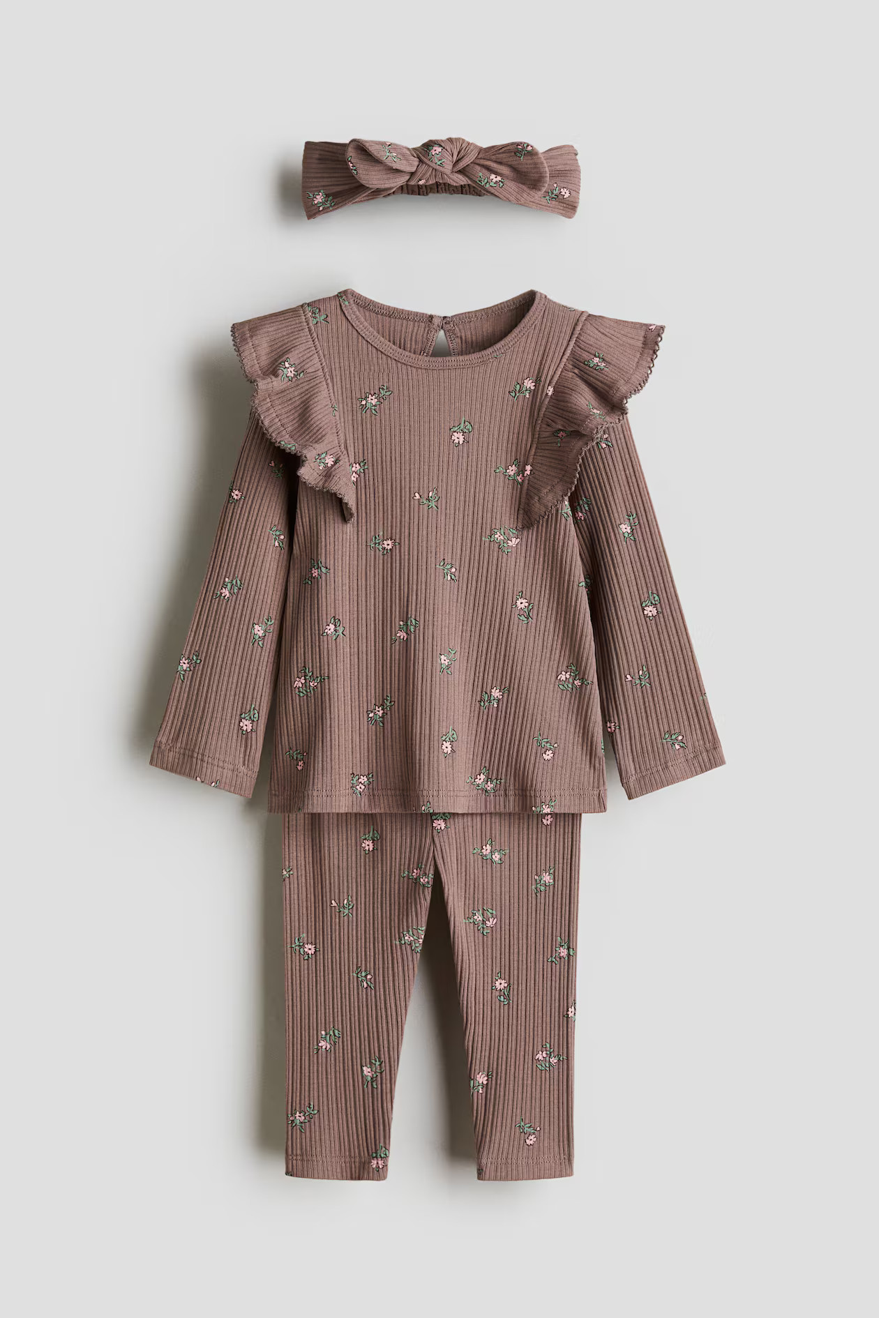 3-Piece Printed Jersey Set | H&M (US + CA)